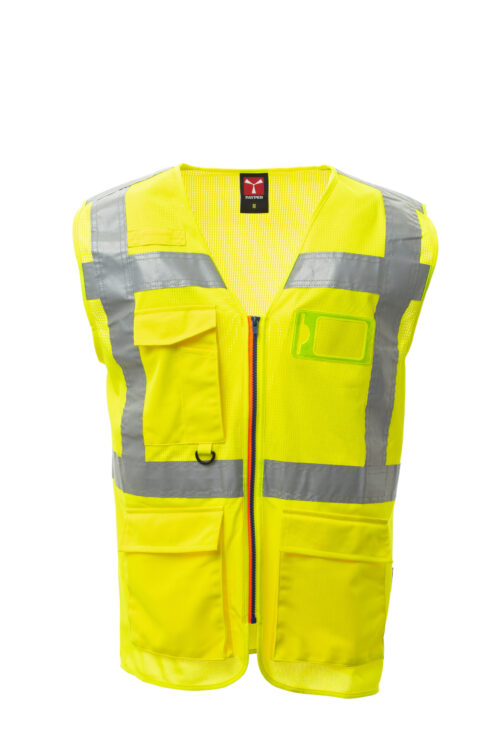 Chaleco alta visibilidad Malla transpirable parte superior [EXTRA MESH] Unisex