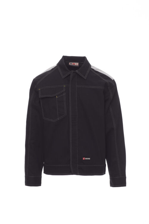 Chaqueta manga larga no acolchada Pespuntes contrastes Corte vaquero [SAFE] Unisex