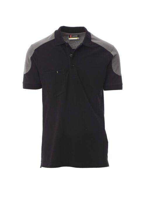 Polo biColor Manga corta Puños acanalados [COMPANY] Unisex