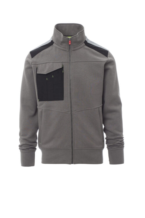 Sudadera con cremallera completa y sistema de bloqueo semiautomático [WORK 2.0] Hombre