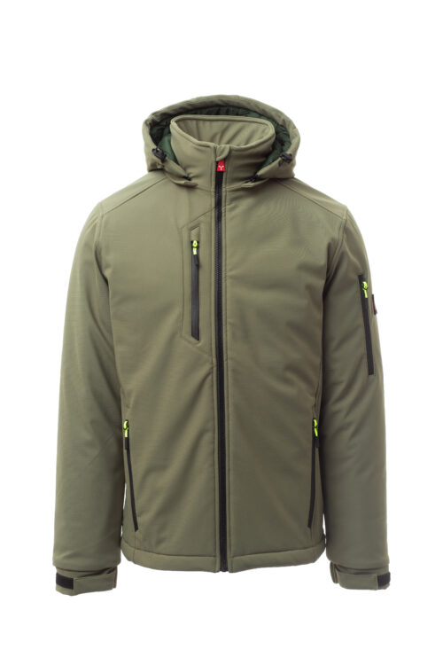 Soft-shell acolchado con cierre cremallera SBS [CREEK PAD] Hombre