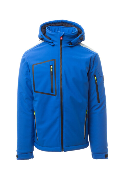 Soft-shell acolchado con bandas retrorreflectantes en hombros [STREAM PAD] Hombre