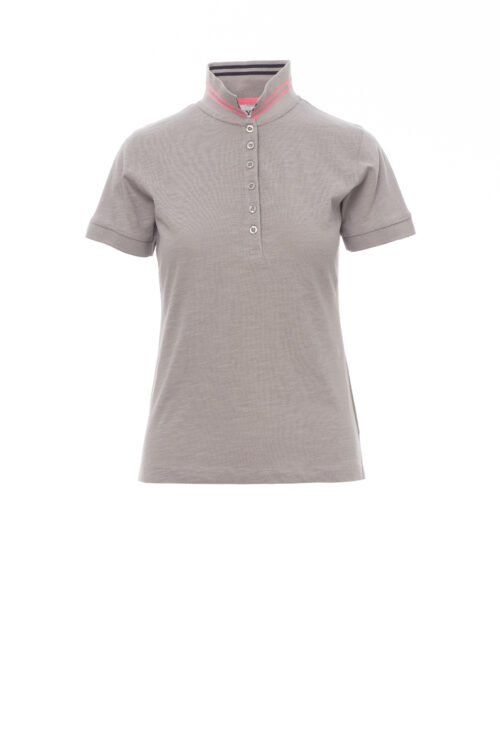 Camiseta ceñida de manga corta con 6 botones efecto nácar [NAUTIC LADY] Mujer