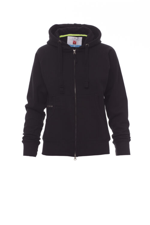 Sudadera ceñida con capucha cremallera SBS completa [DALLAS+ LADY] Mujer