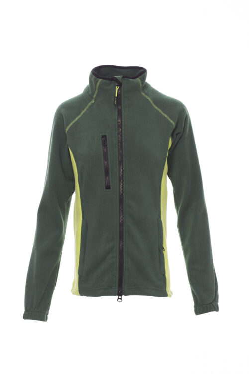 Forro polar ceñido de  dos tonalidades con cremallera plástico [ASPEN+ LADY] Mujer