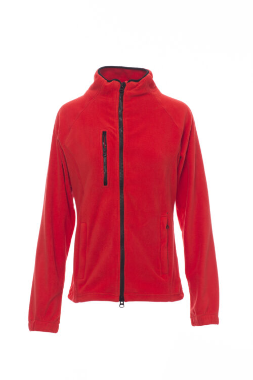 Forro polar ceñido con cremallera de plástico negra [NORWAY LADY] Mujer