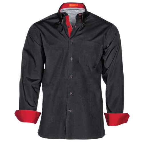 Camisa manga larga cuello camisero  [NILO] Hombre