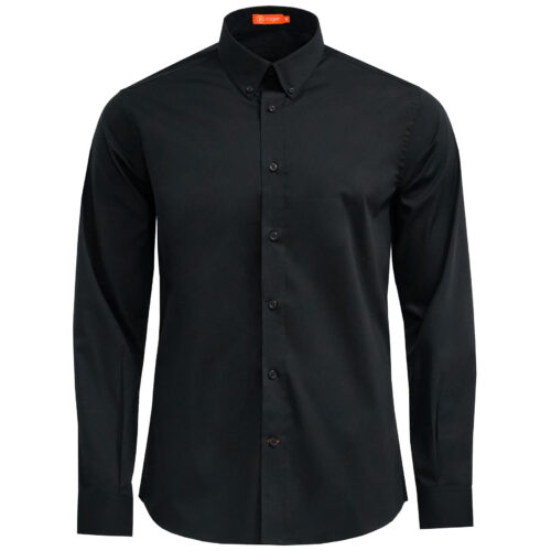 Camisa manga larga cuello camisero. Tejido elástico [LONDON] Hombre