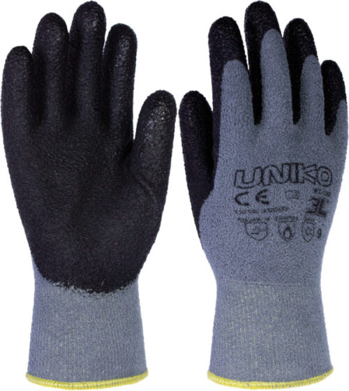 Guante térmico con recubrimiento de nitrilo foam en palma y uñeros [UNIKO]