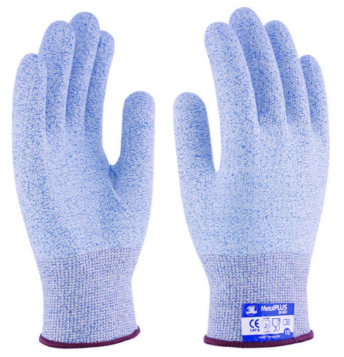 Guante de tejido UHMWPE fibrade vidio y nylon Resistencia al corte [METAL PLUS]