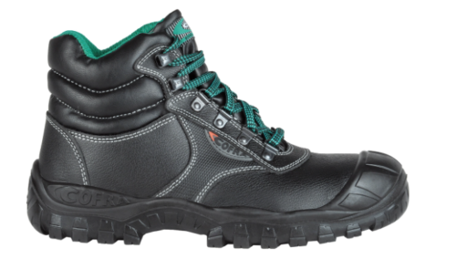 Bota de seguridad con piel hidrófuga transpirable y antiabrasión [MERCURIO UK S3 CI SC FO SR]