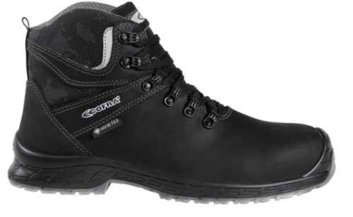 Bota de seguridad con empeine nubuck Pull-up hidrófugo [BELAJA S7S CI LG SC FO SR]