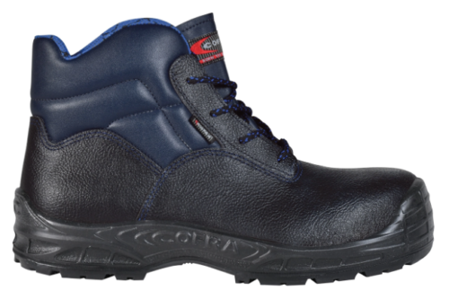 Bota de seguridad hidrófuga transpirable antiabrasión [LUGANO BLUE UK S3 SRC]