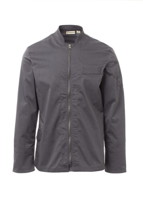 Chaqueta de cocina de manga larga y cuello mao [BOSS] Hombre