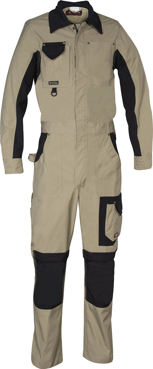 Buzo con dos bolsillos para rodilleras ajustables [MARSEILLES] Unisex