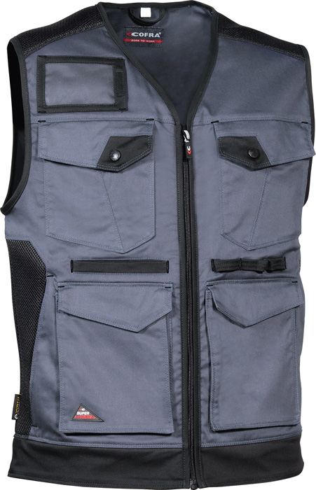 Chaleco con dos bolsillos delanteros con velcro [KUNIR] Unisex