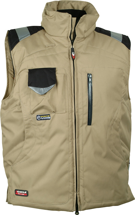 Chaleco acolchado con bolsillos delanteros y capucha ajustable y extraíble [POLAR] Unisex