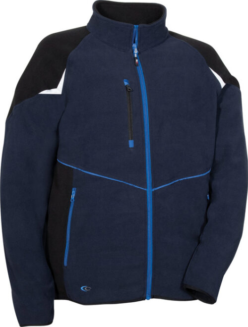 Forro polar con bolsillo en el pecho y cierre de cremallera [VILEBO] Unisex