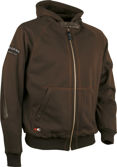 Sudadera con dos bolsillos bajo de la prenda con cierre cremallera [AMSTERDAM] Unisex