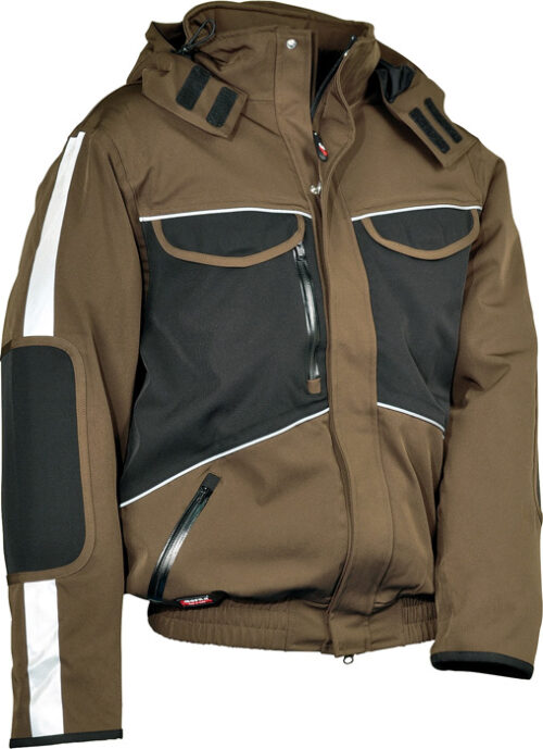 Chaqueta acolchada con dos bolsillos bajo de la prenda con velcro [STRASBOURG] Unisex