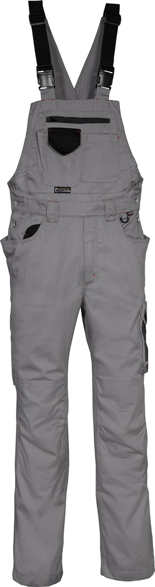 Peto con bolsillos delanteros y tirantes ajustables con cierre al enganche [STEEL] Unisex