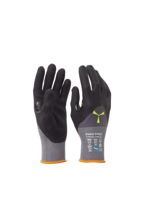 Guante nailon/elastano con refuerzo nitrilo y parte dorsal ventilada [P/TOUCH 15PRO]
