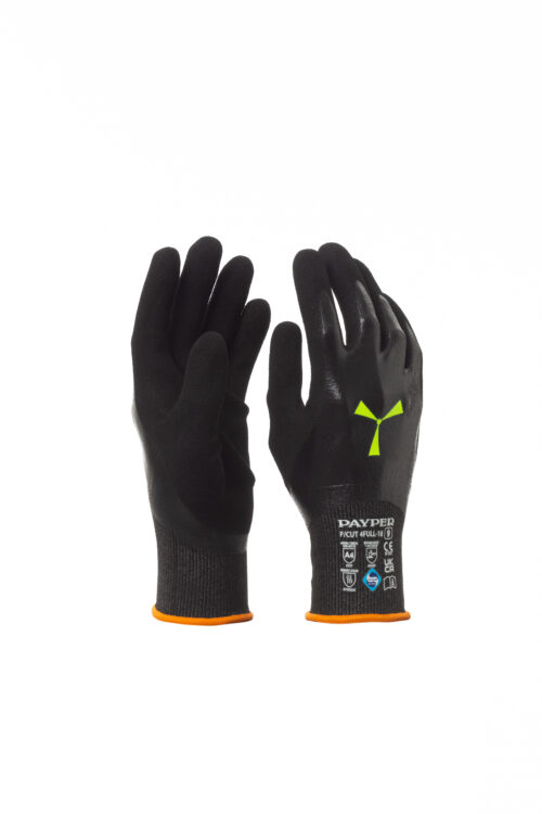 Guantes resistentes al corte con doble recubrimiento de nitrilo [P/CUT 4FULL-18]