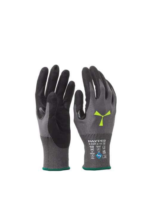 Guantes resistentes al corte con refuerzo de nitrilo y recubrimiento de microespuma [P/CUT 6-18]