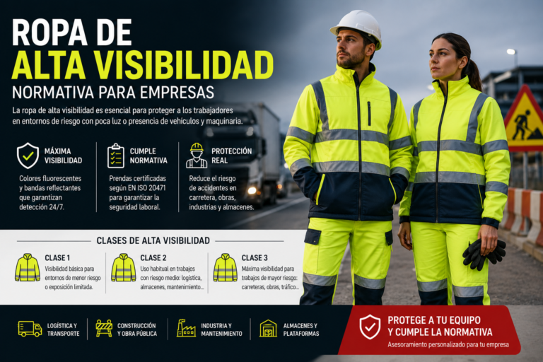 Ropa de alta visibilidad Normativa Zafer Uniformes y Vestuario Laboral