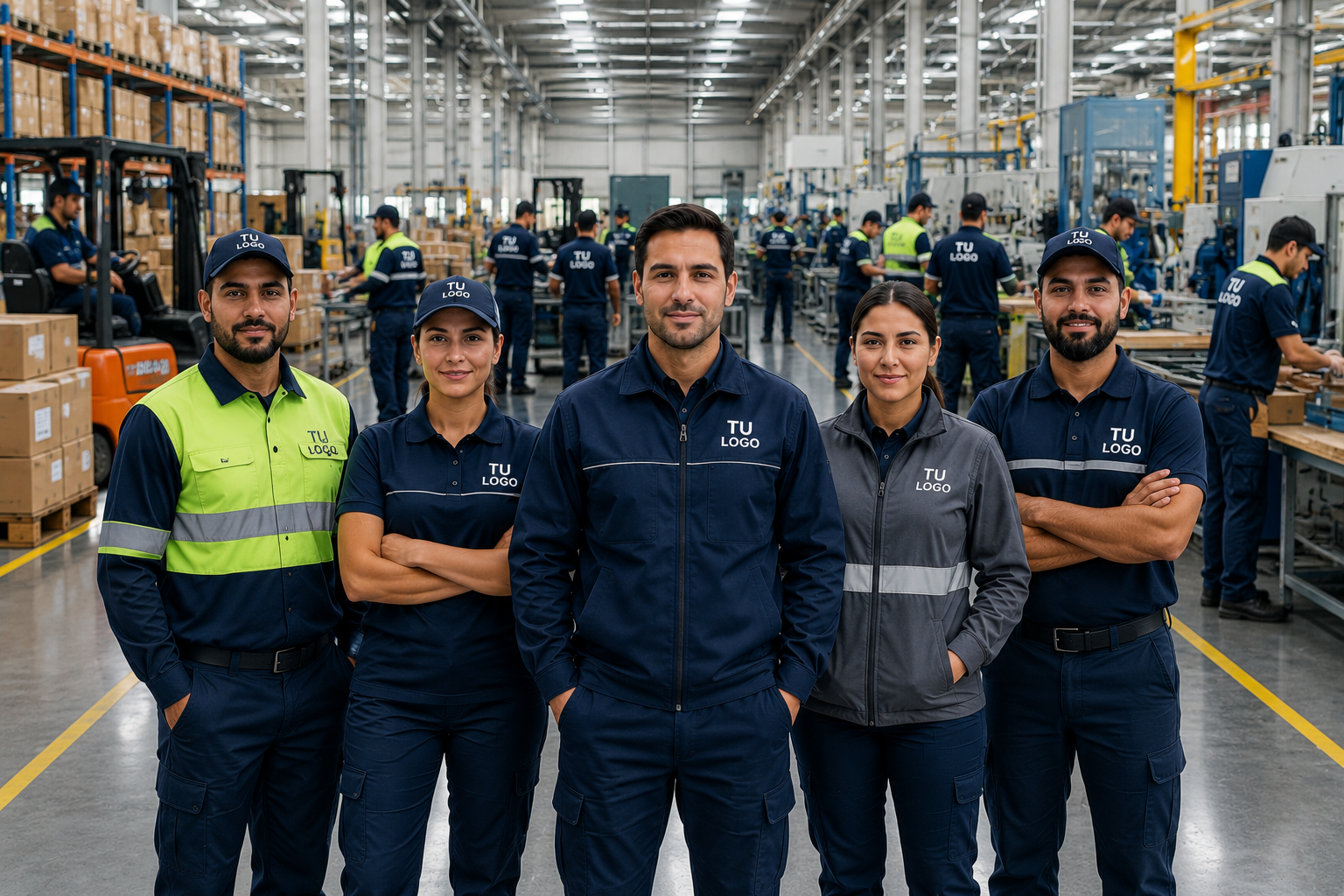 ropa laboral personalizada para empresas con grandes plantillas