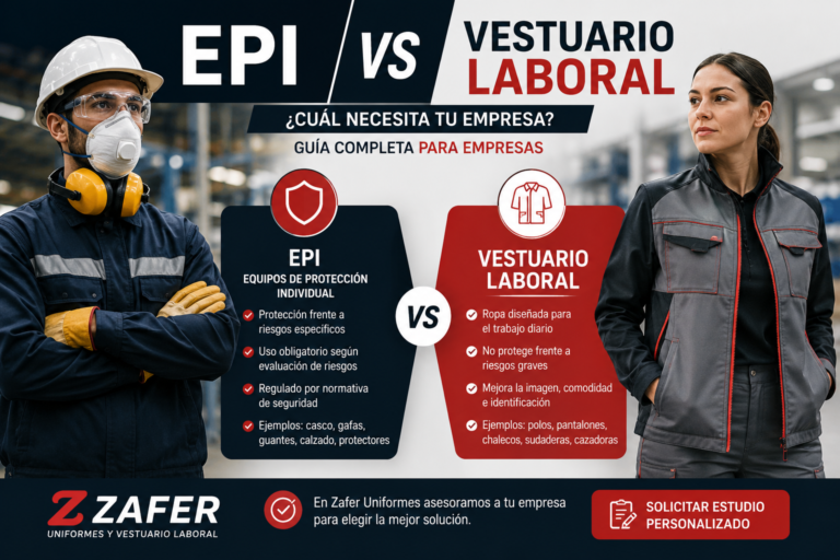 diferencia entre EPI y vestuario laboral Zafer Uniformes y Vestuario Laboral