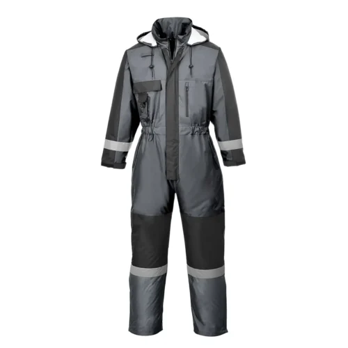 zafer uniformes y ropa de trabajo buzo acolchado invierno cinta reflectante gris1 copia