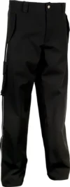 zafer uniformes y ropa de trabajo cubrepantalon bolsillo trasero tapeta negro copia