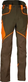 zafer uniformes y ropa de trabajo pantalon dos bolsillos delanteros bolsillos traseros cierre cremallera marron naranja copia