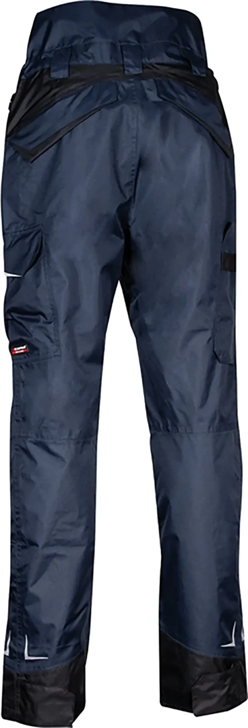zafer uniformes y ropa de trabajo pantalon impermeable dos bolsillos traseros tapeta azul marino2 copia