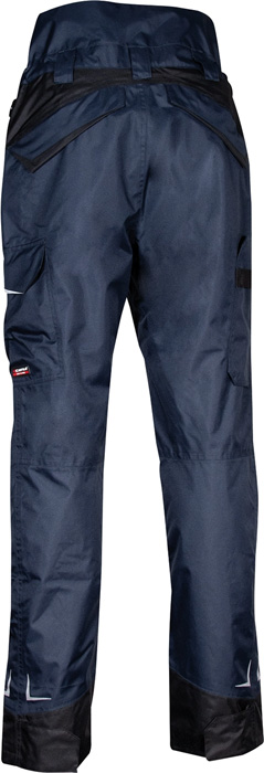 zafer uniformes y ropa de trabajo pantalon impermeable dos bolsillos traseros tapeta azul marino2