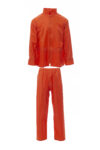 zafer uniformes y ropa de trabajo traje de lluvia recubrimiento pvc naranja1