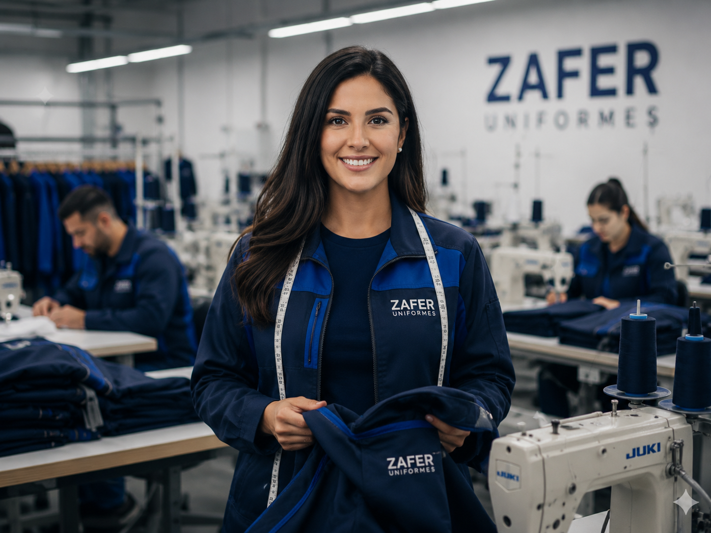 Toma de medidas para fabricación de ropa laboral a medida - Zafer Uniformes