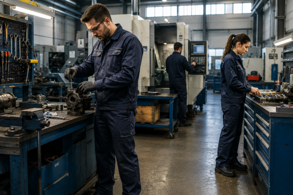 Monos de Trabajo Mecánico Zafer Uniformes y Vestuario Laboral