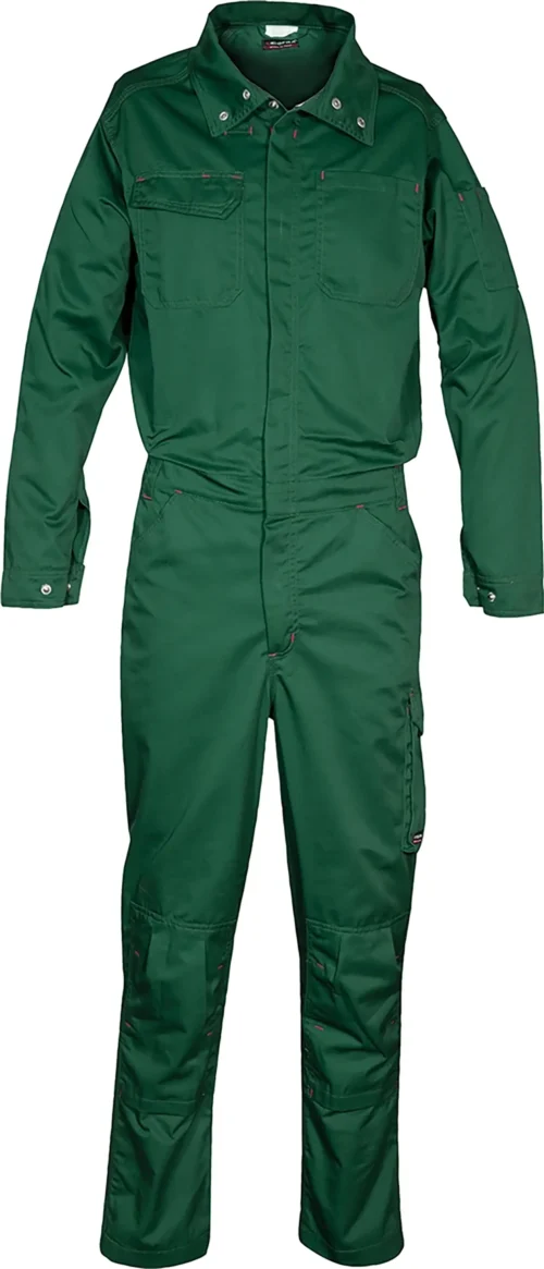 zafer uniformes y ropa de trabajo monos y buzos bolsillos delanteros con velcro verde1