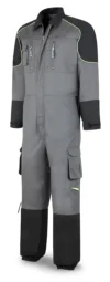 zafer uniformes y ropa de trabajo monos y buzos buzo cuello sastre nueve bolsillos gris1