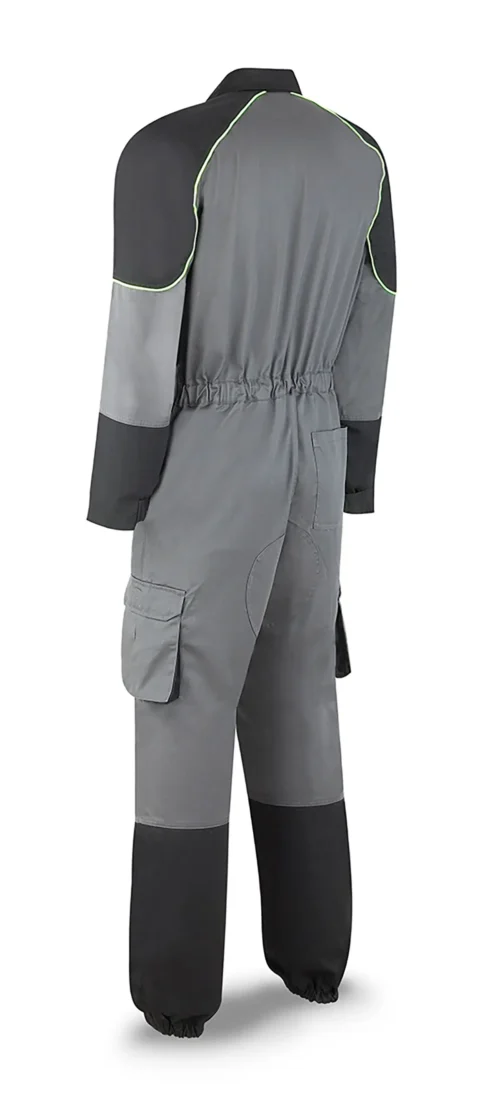 zafer uniformes y ropa de trabajo monos y buzos buzo cuello sastre nueve bolsillos gris2