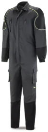 zafer uniformes y ropa de trabajo monos y buzos buzo mangas ranglan mixtas cuello camisero gris1