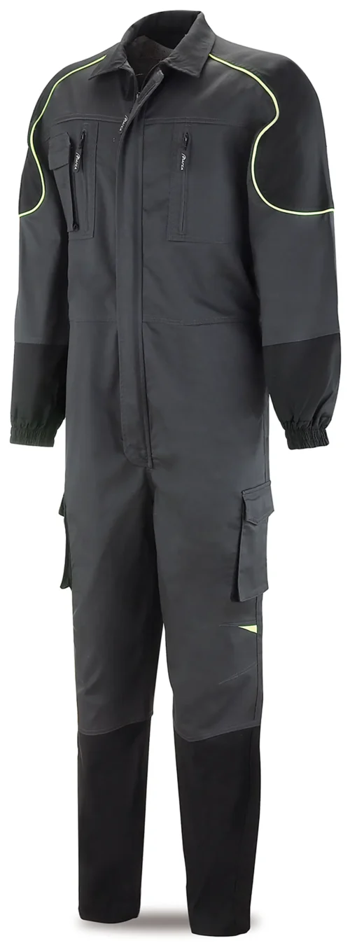 zafer uniformes y ropa de trabajo monos y buzos buzo mangas ranglan mixtas cuello camisero gris1