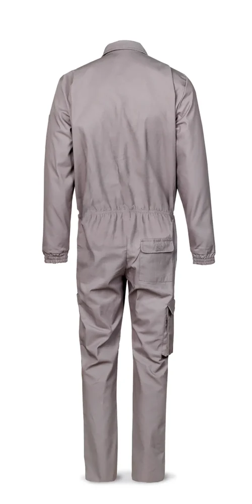 zafer uniformes y ropa de trabajo monos y buzos buzo siete bolsillos ajuste cadera elasticos laterales gris2