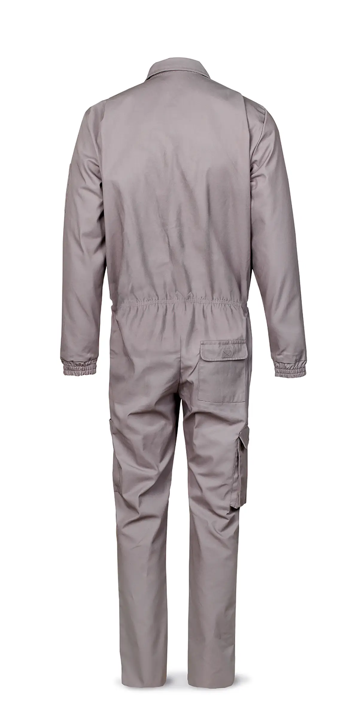zafer uniformes y ropa de trabajo monos y buzos buzo siete bolsillos ajuste cadera elasticos laterales gris2