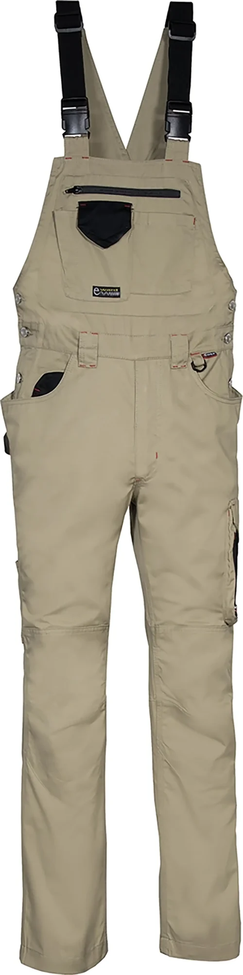 zafer uniformes y ropa de trabajo monos y buzos peto bolsillos delanteros tirantes ajustables beige1