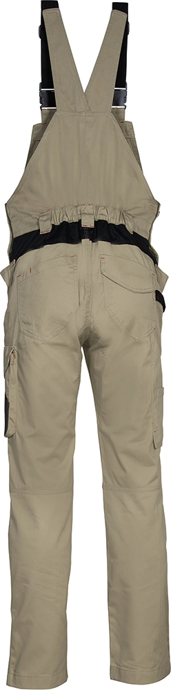 zafer uniformes y ropa de trabajo monos y buzos peto bolsillos delanteros tirantes ajustables cierre enganche beige2