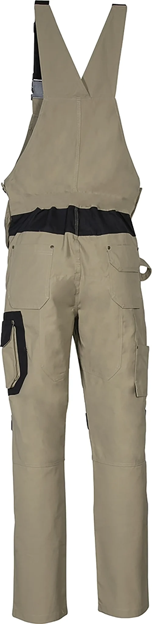 zafer uniformes y ropa de trabajo monos y buzos peto bolsillos rodilleras ajustables beige2