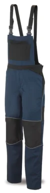 zafer uniformes y ropa de trabajo monos y buzos peto cinco bolsillos cintura ajustable elasticos laterales azul marino1